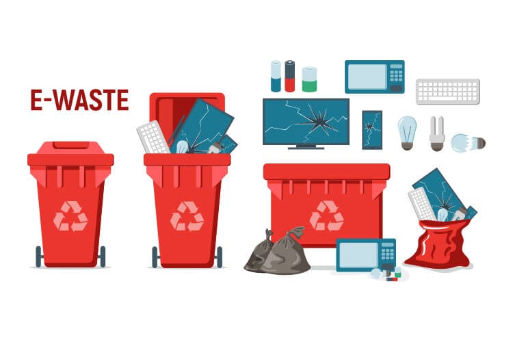 e-waste-dispose skip bins